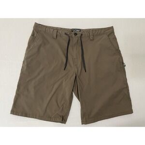 686 Everywhere Shorts Mens 38 Brown Outdoor Hiking Hybrid Stretch Pocket